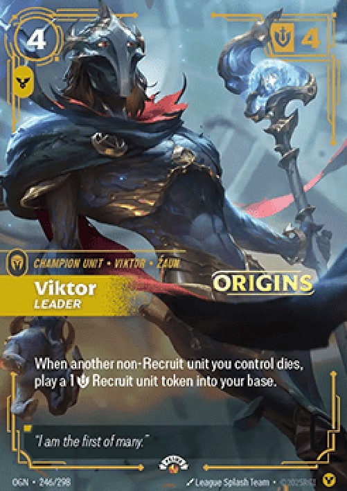 Riftbound OGNX Viktor, Leader (V.1 - Epic)