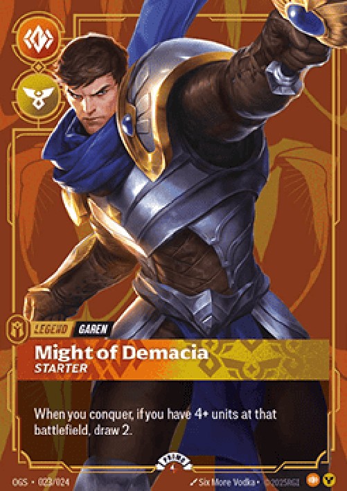 Riftbound OGNX Garen, Might of Demacia