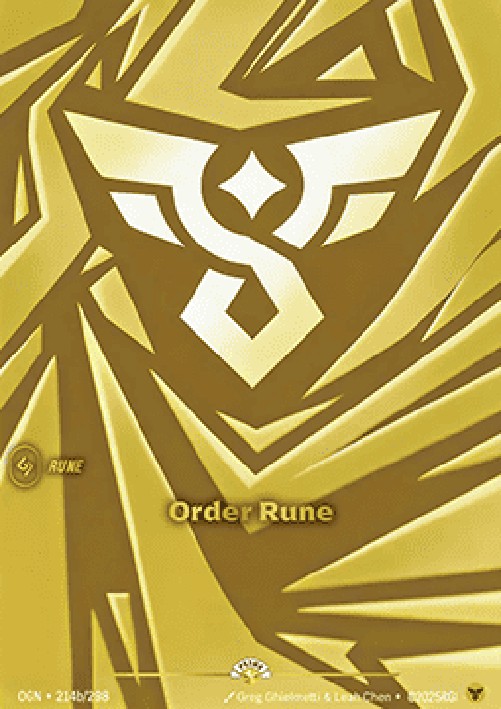 Riftbound OGNX Order Rune
