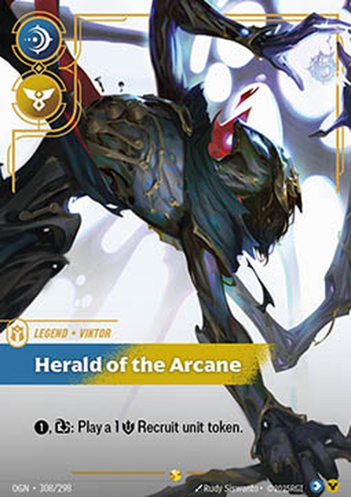 Riftbound OGN Viktor, Herald of the Arcane (V.2 - Showcase)