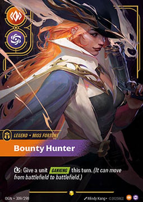 Riftbound OGN Miss Fortune, Bounty Hunter (V.2 - Showcase)