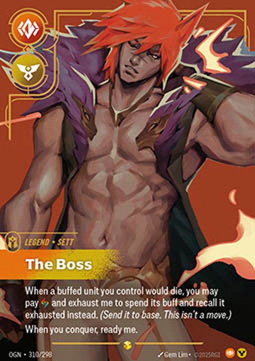 Riftbound OGN Sett, The Boss (V.2 - Showcase)