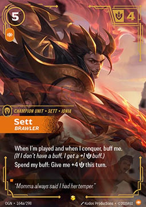 Riftbound OGN Sett, Brawler (V.2 - Showcase)