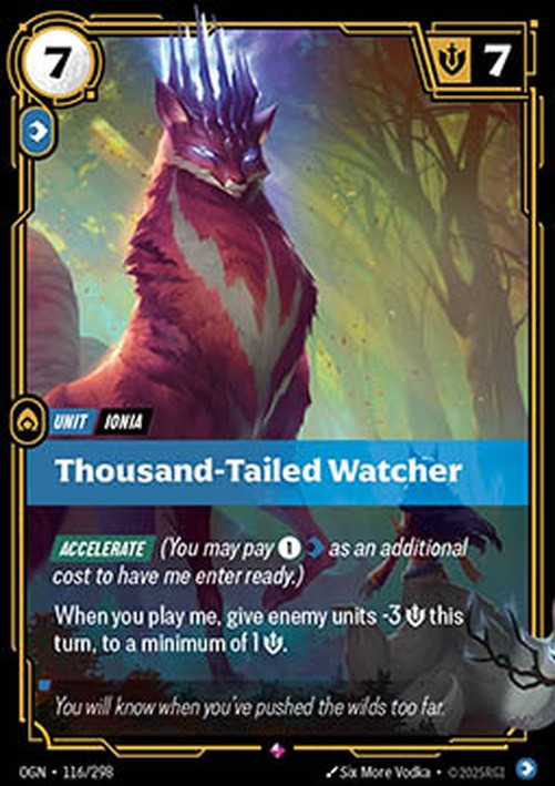 Riftbound OGN Thousand-Tailed Watcher