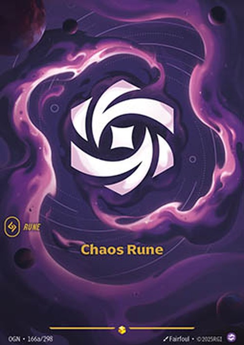 Riftbound OGN Chaos Rune (V.2 - Showcase)