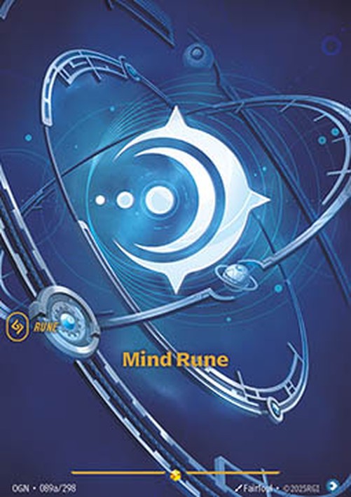 Riftbound OGN Mind Rune (V.2 - Showcase)