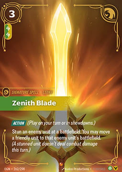 Riftbound OGN Zenith Blade