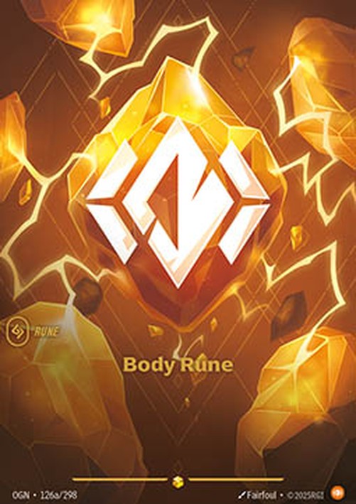 Riftbound OGN Body Rune (V.2 - Showcase)