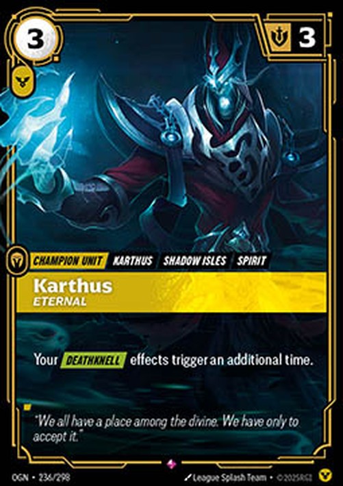 Riftbound OGN Karthus, Eternal