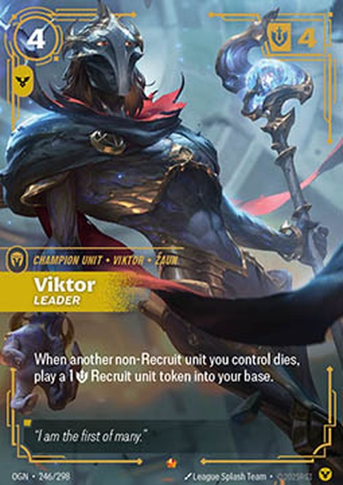 Riftbound OGN Viktor, Leader (V.1 - Epic)