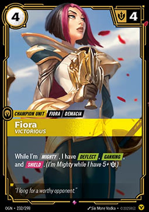Riftbound OGN Fiora, Victorious