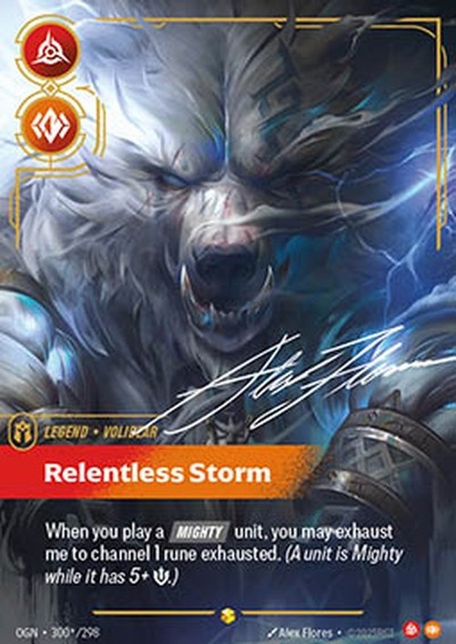 Riftbound Volibear, Relentless Storm (V.3 - Showcase)