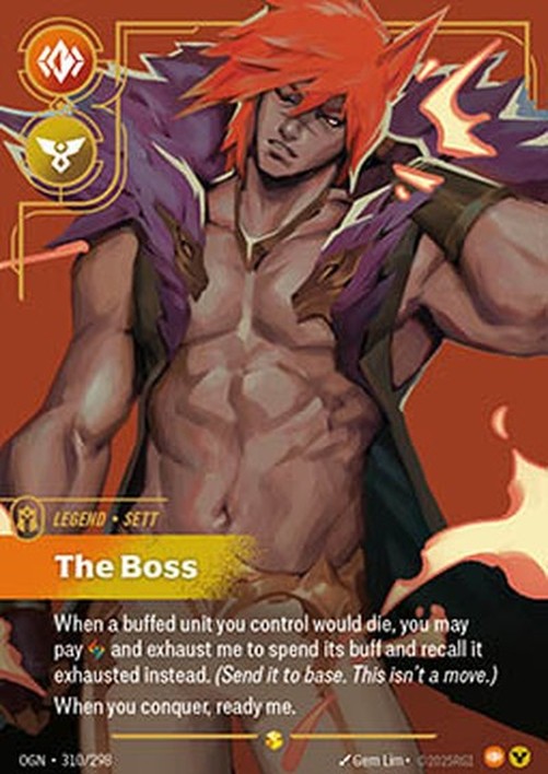 Riftbound Sett, The Boss (V.2 - Showcase)