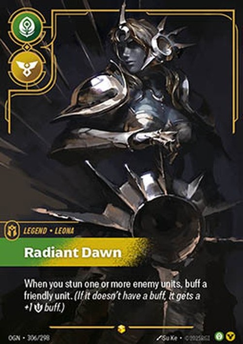 Riftbound Leona, Radiant Dawn (V.2 - Showcase)
