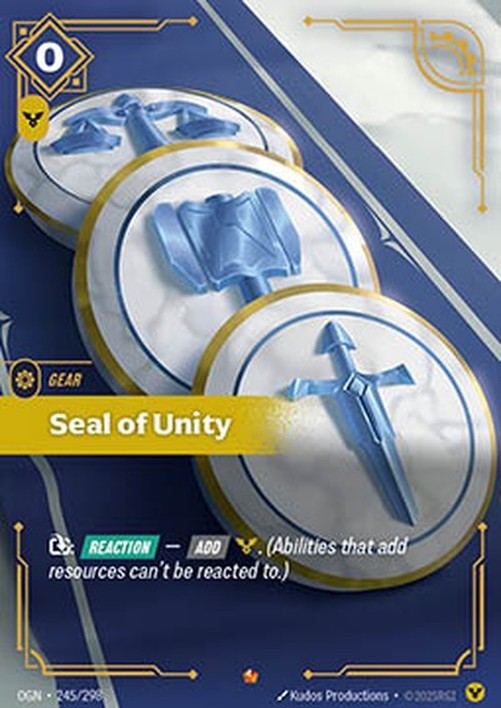 Riftbound Seal of Unity