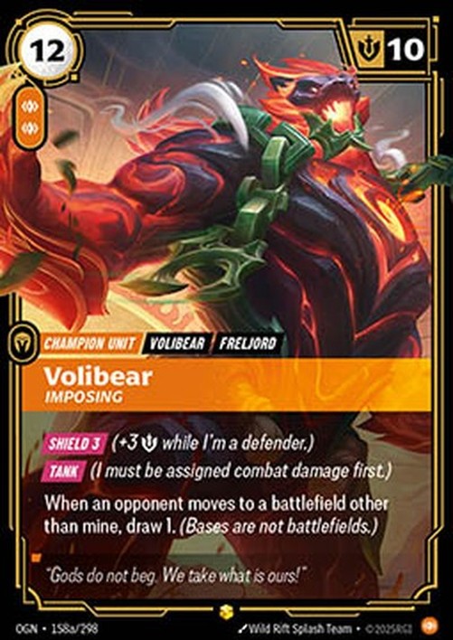 Riftbound Volibear, Imposing (V.2 - Showcase)