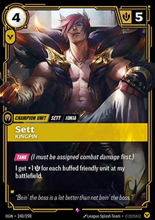 Riftbound Sett, Kingpin (V.1 - Rare)