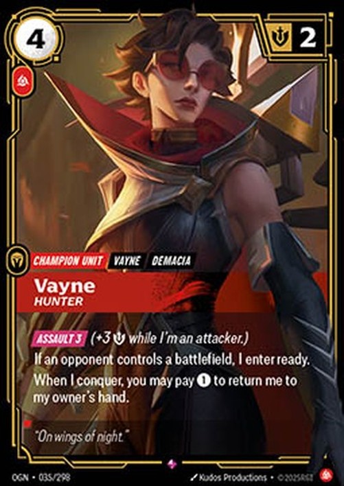Riftbound Vayne, Hunter