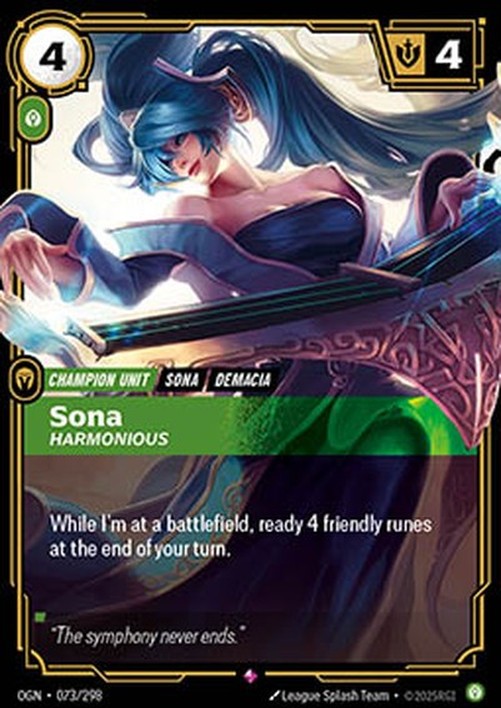 Riftbound Sona, Harmonious