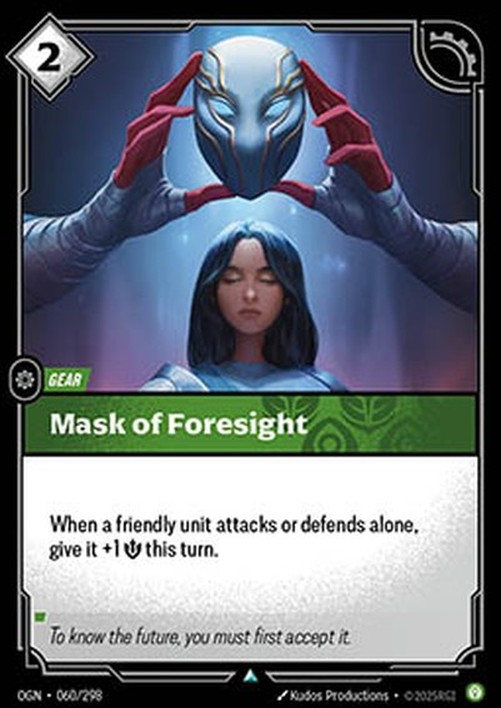 Riftbound Mask of Foresight