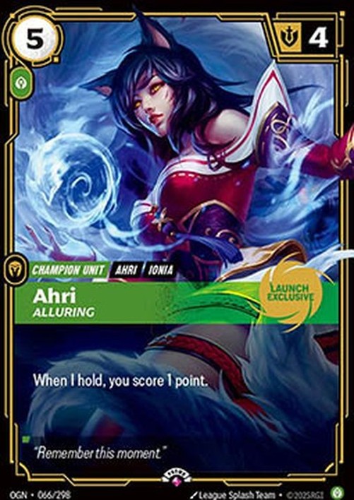 Riftbound Ahri, Alluring