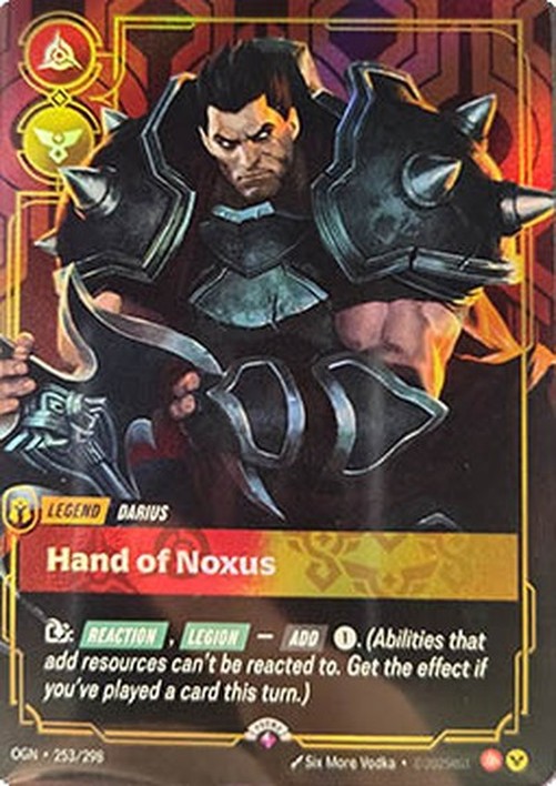 Riftbound Darius, Hand of Noxus