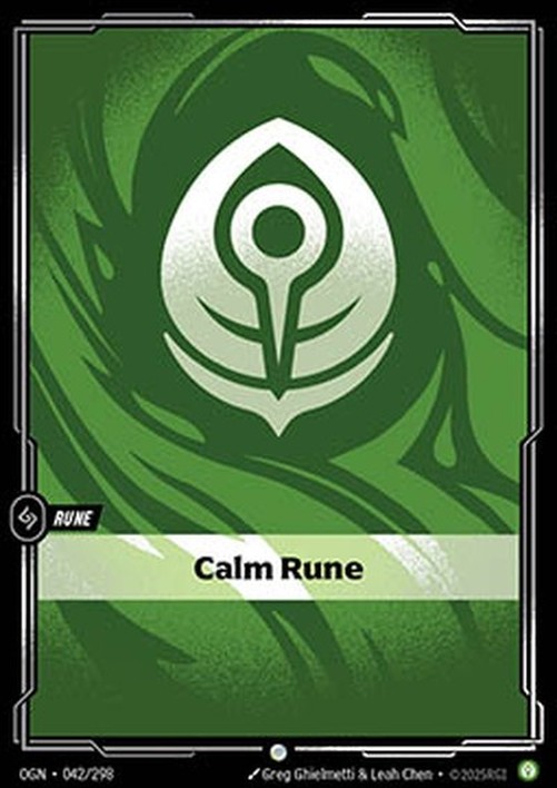 Riftbound Calm Rune (V.1 - Common)