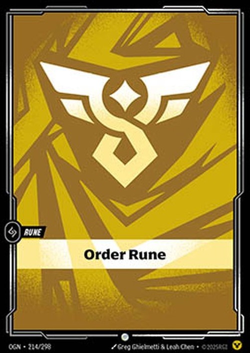 Riftbound Order Rune (V.1 - Common)