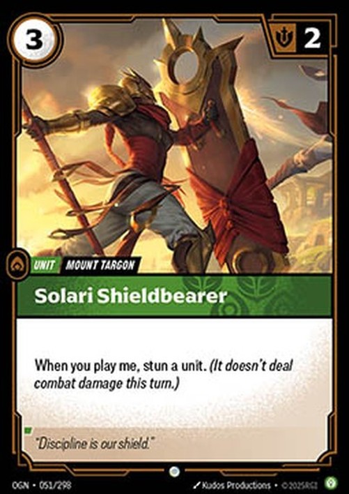 Riftbound Solari Shieldbearer