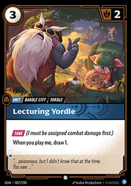 Riftbound Lecturing Yordle