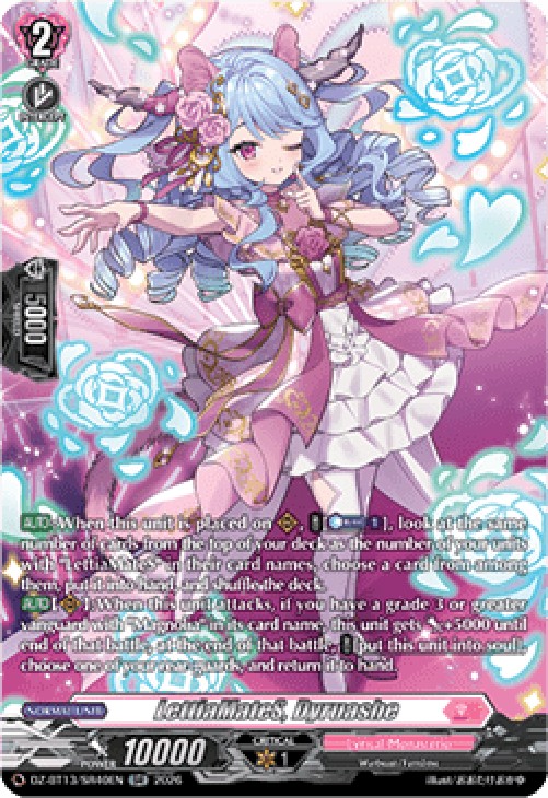 Cardfight!! Vanguard DZ-BT13 LettiaMateS, Dyruashe [D-Format] (V.3 - Silver