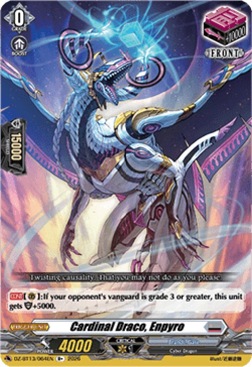 Cardfight!! Vanguard DZ-BT13 Cardinal Draco, Enpyro [D Format]