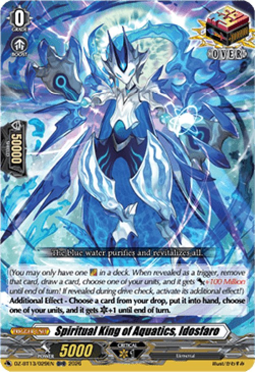 Cardfight!! Vanguard DZ-BT13 Spiritual King of Aquatics, Idosfaro [D-Format