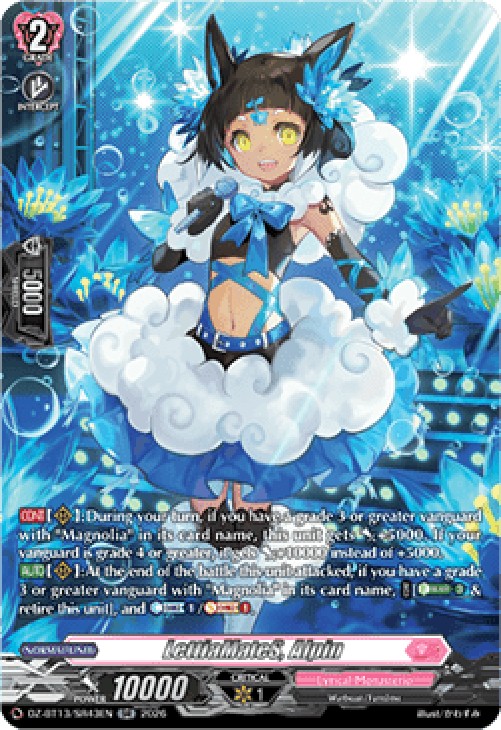 Cardfight!! Vanguard DZ-BT13 LettiaMateS, Alpin [D-Format] (V.3 - Silver Ra