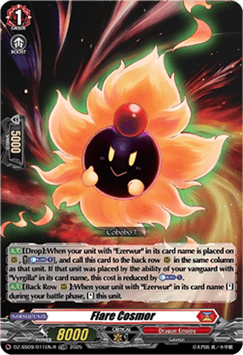 Cardfight!! Vanguard DZ-SS09 Flare Cosmor [D-Format] (V.2 - Trial Deck Rare