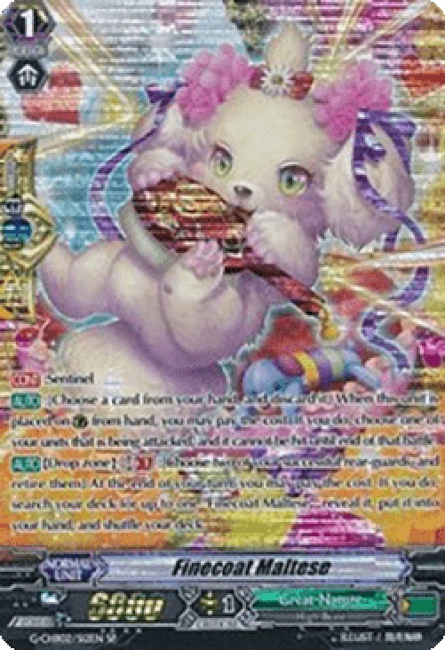 Cardfight!! Vanguard G-CHB02 Finecoat Maltese [G Format] (V.1 - Special Par