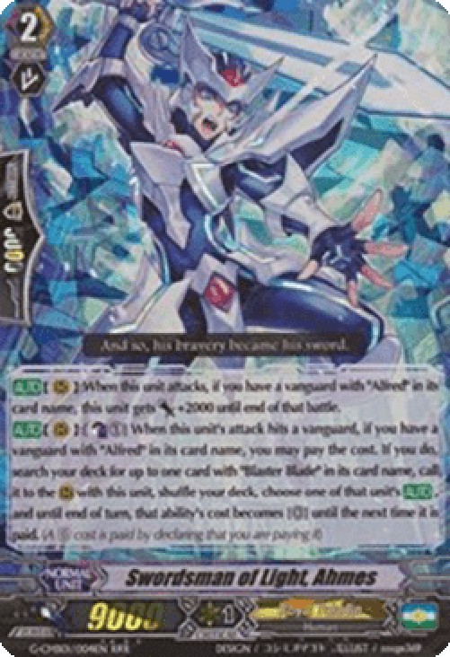 Cardfight!! Vanguard G-CMB01 Swordsman of Light, Ahmes [G Format] (V.2 - Tr