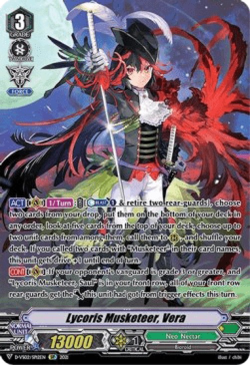 Cardfight!! Vanguard D-VS02 Lycoris Musketeer, Vera [V Format] (V.2 - Speci