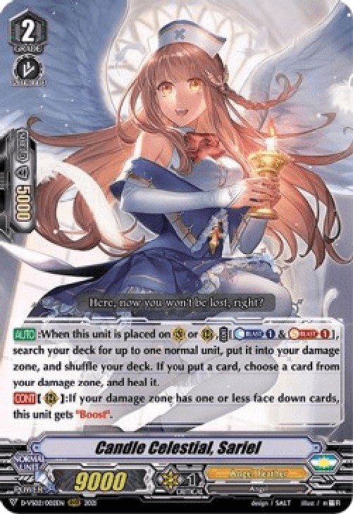 Cardfight!! Vanguard D-VS02 Candle Celestial, Sariel [V Format]