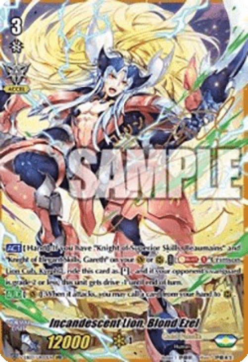 Cardfight!! Vanguard V-EB03 Incandescent Lion, Blond Ezel [V Format] (V.3 -