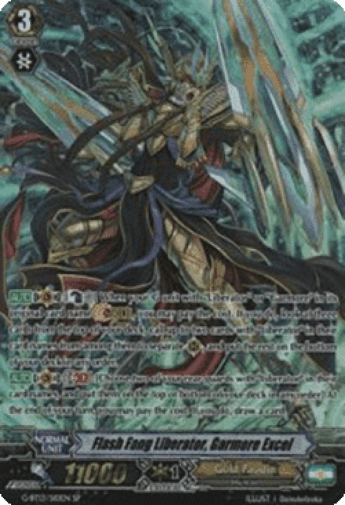 Cardfight!! Vanguard G-BT13 Flash Fang Liberator, Garmore Excel [G Format] 