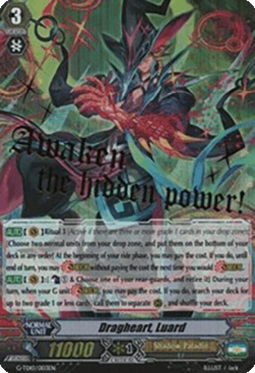 Cardfight!! Vanguard G-TD10 Dragheart, Luard [G Format] (V.3 - Special Para