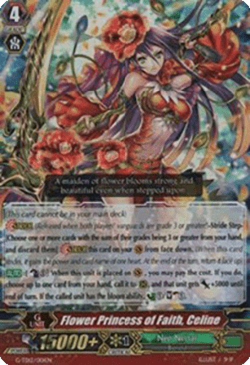 Cardfight!! Vanguard G-TD12 Flower Princess of Faith, Celine [G Format] (V.