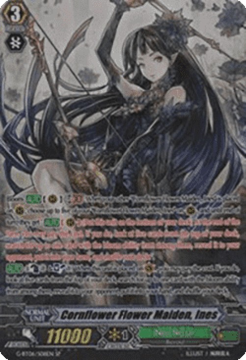 Cardfight!! Vanguard G-BT06 Cornflower Flower Maiden, Ines [G Format] (V.1 