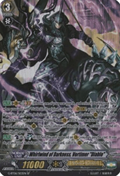 Cardfight!! Vanguard G-BT06 Whirlwind of Darkness, Vortimer "Diablo" [G For