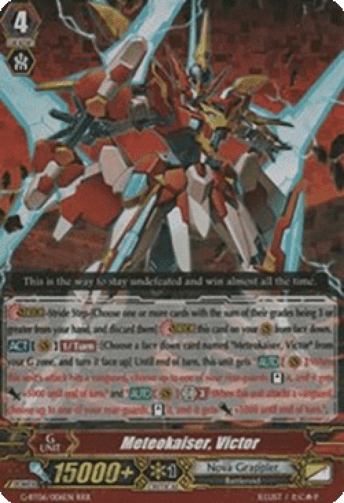 Cardfight!! Vanguard G-BT06 Meteokaiser, Victor [G Format] (V.2 - Triple Ra