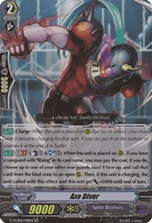 Cardfight!! Vanguard G-TCB01 Axe Diver [G Format]