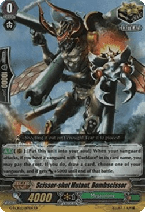 Cardfight!! Vanguard G-TCB02 Scissor-shot Mutant, Bombscissor [G Format]
