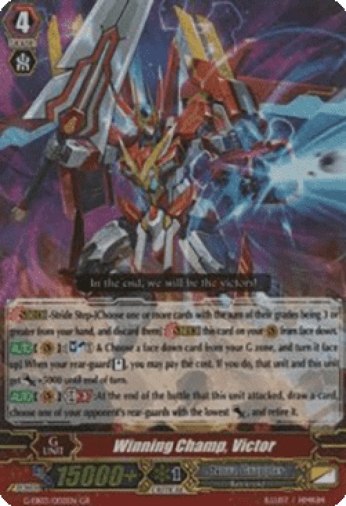 Cardfight!! Vanguard G-EB03 Winning Champ, Victor [G Format]