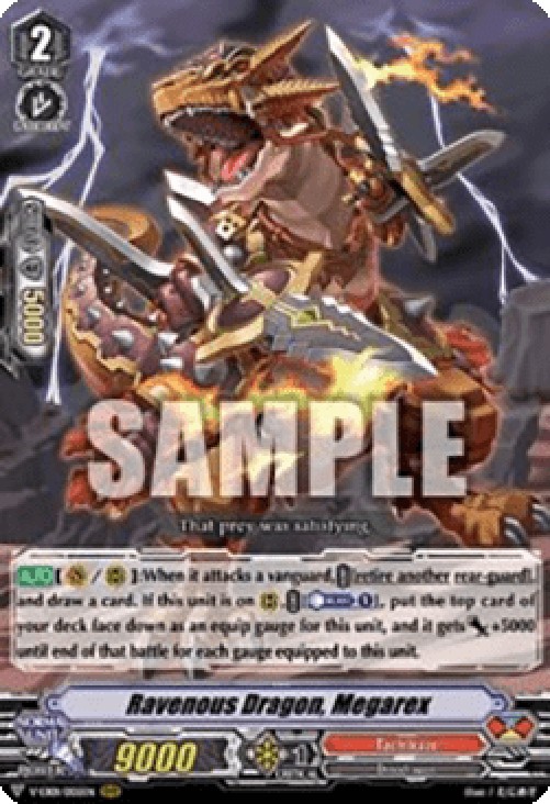 Cardfight!! Vanguard V-EB01 Ravenous Dragon, Megarex [V Format]
